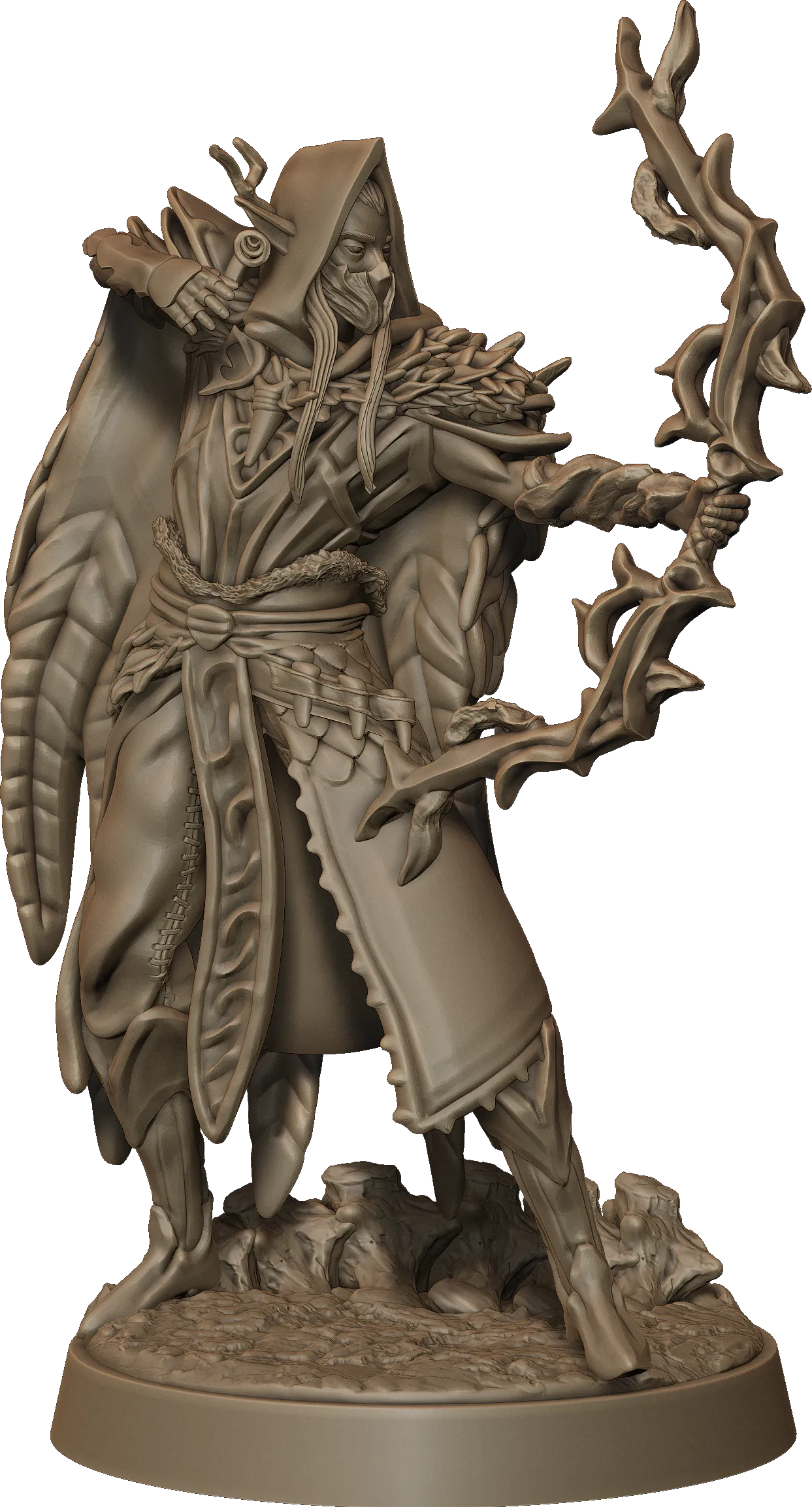 Monolith Arts - Whispering Forest II - Elf Archer Male #4 - DnD/TTRPG Figure/Miniature