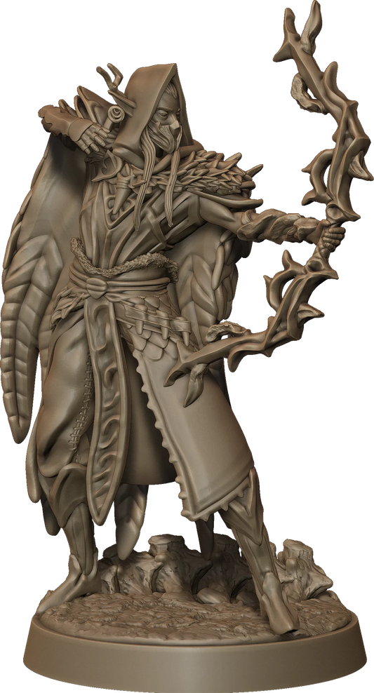 Monolith Arts - Whispering Forest II - Elf Archer Male #4 - DnD/TTRPG Figure/Miniature