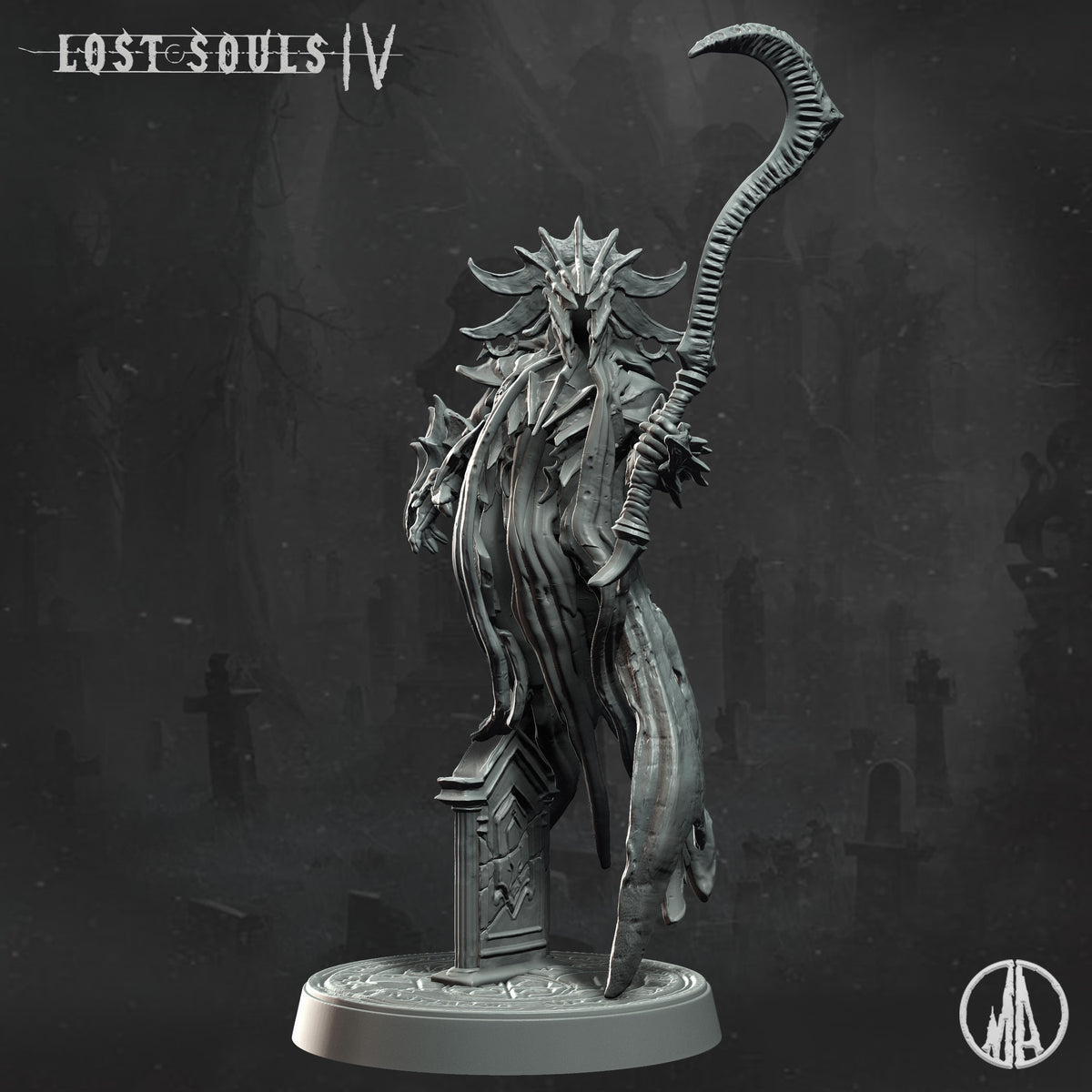 Monolith Arts - Lost Souls IV - Ethereal Wail #3 - DnD/TTRPG Figure/Miniature