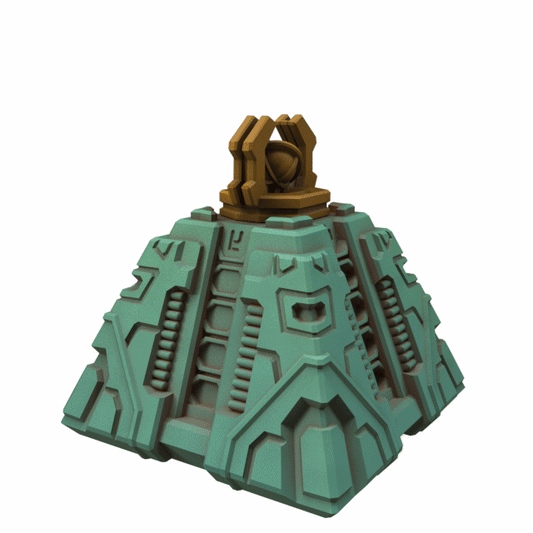 Unchained Games - Props - Cryptic Pyramid Puzzle - Lifesize or Tabletop Sized