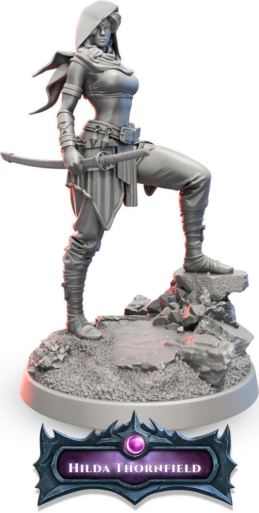 Fredrik Rosado - Rise of the Devourer - Freja Sterling - 75mm Pin Up/Figure/Model/Diorama