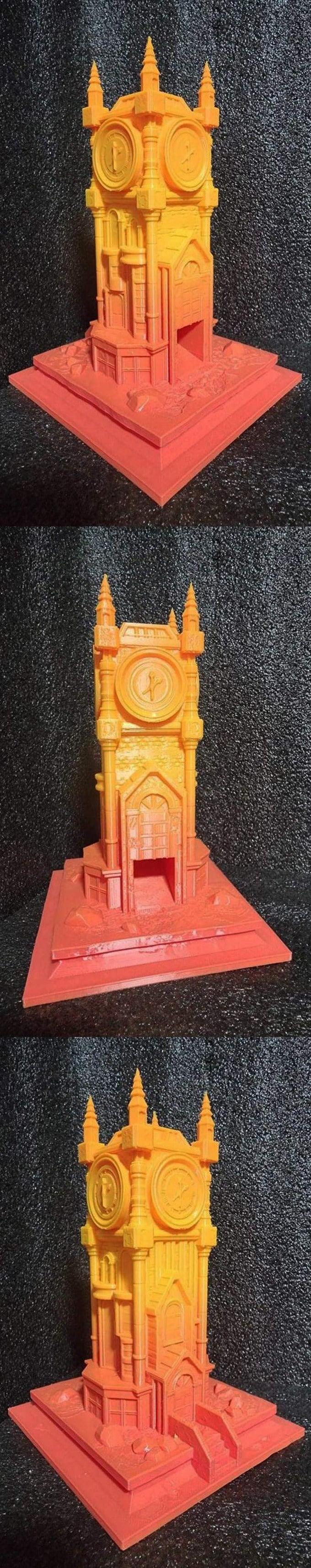 Slope3D - Clocktower (Horror) Dice Tower - DnD/TTRPG/Roleplaying/Wargames