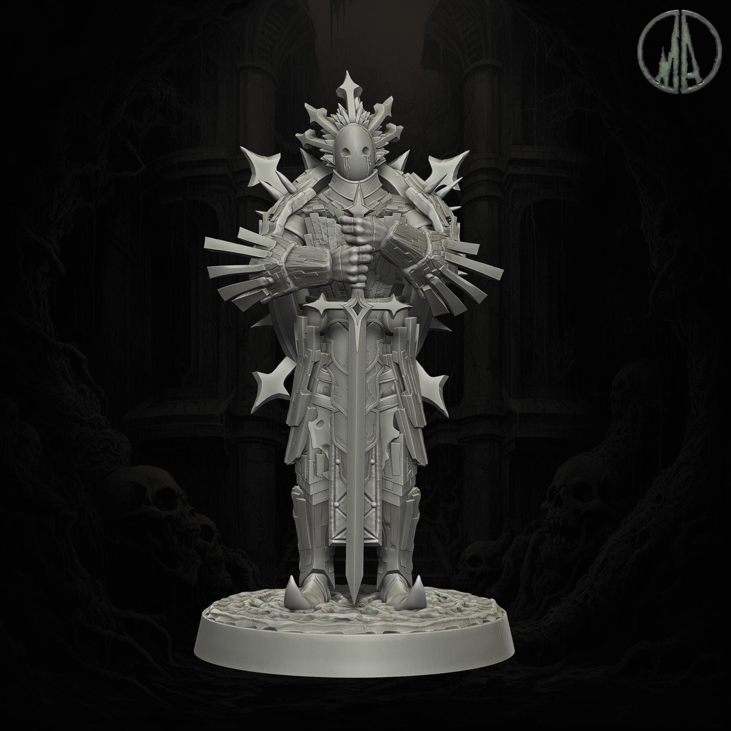 Monolith Arts - Echoes of the Void - Faceless Knight #2 - DnD/TTRPG Figure/Miniature