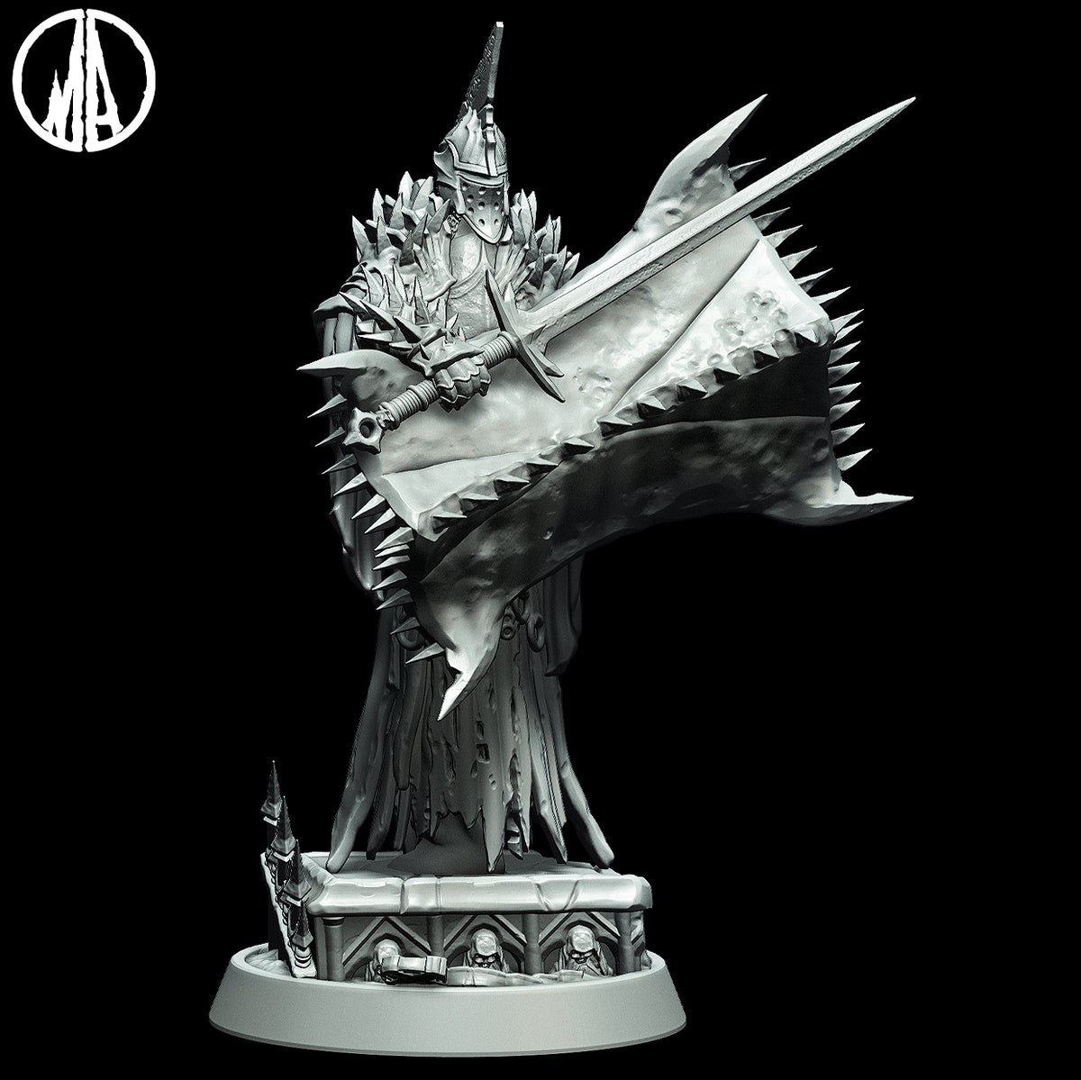 Monolith Arts - Lost Souls - Fallen Crusader #3 - DnD/TTRPG Figure/Miniature