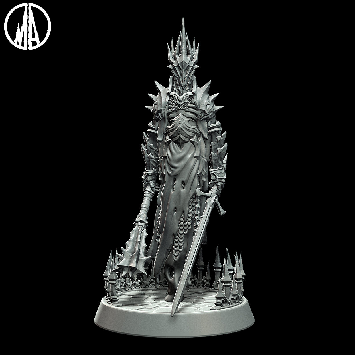 Monolith Arts - Lost Souls - Fallen Wraithlord - DnD/TTRPG Figure/Miniature