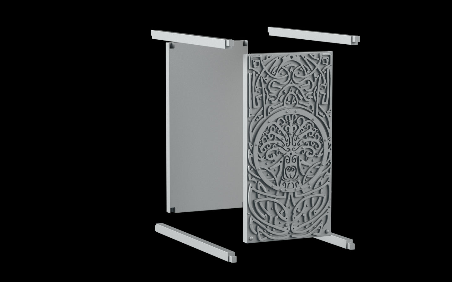 Crosslances - Book Nook/Shelf Insert - Yggdrasil