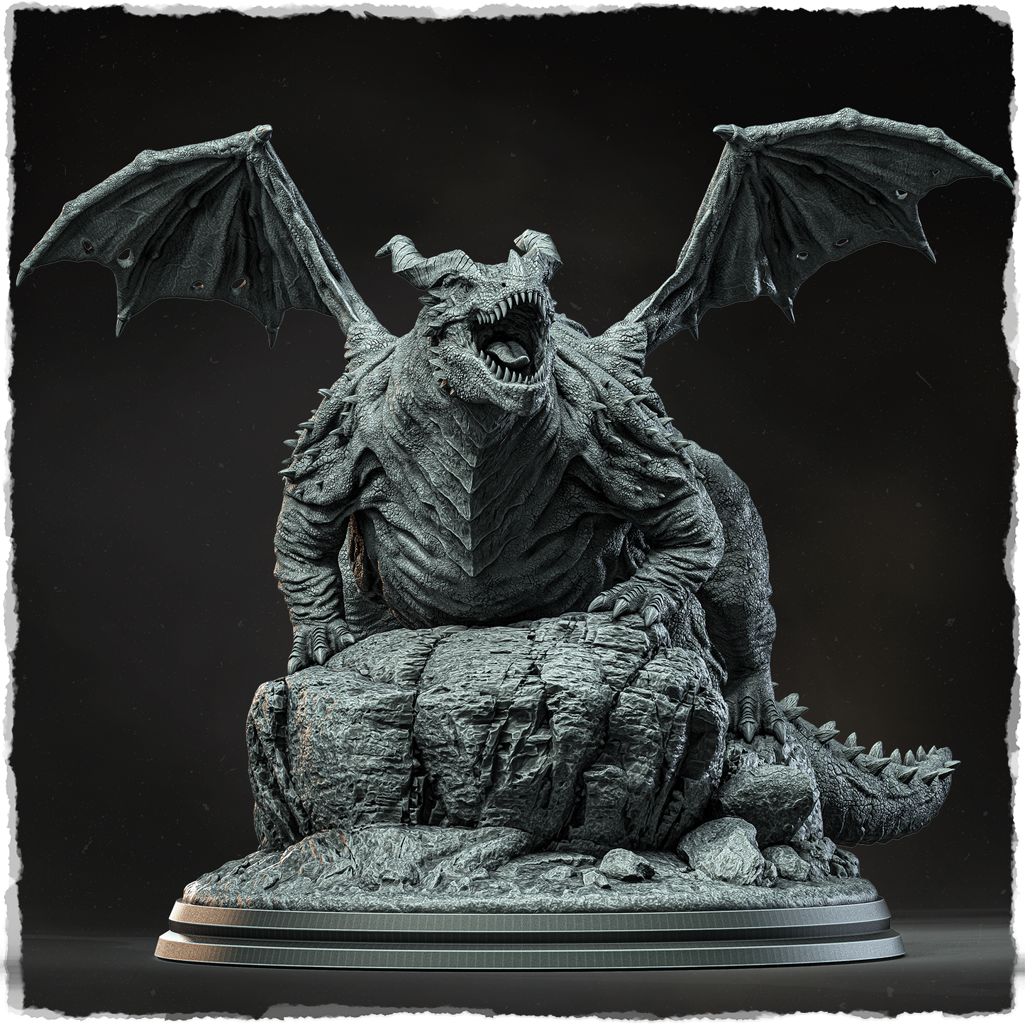 Evox Arts - Arcanterra #2 - Fat Dragon - DnD/TTRPG Figure/Miniature