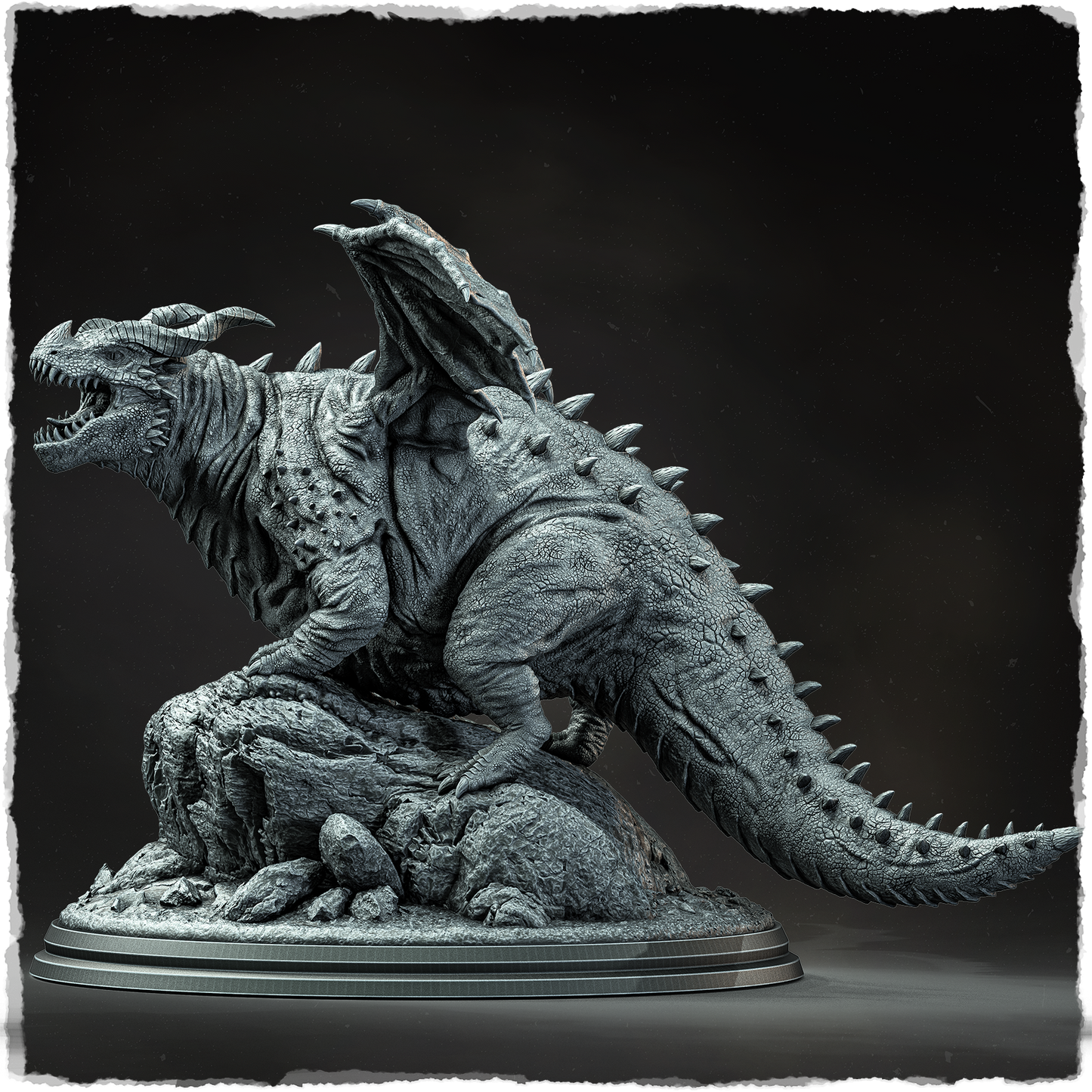 Evox Arts - Arcanterra #2 - Fat Dragon - DnD/TTRPG Figure/Miniature