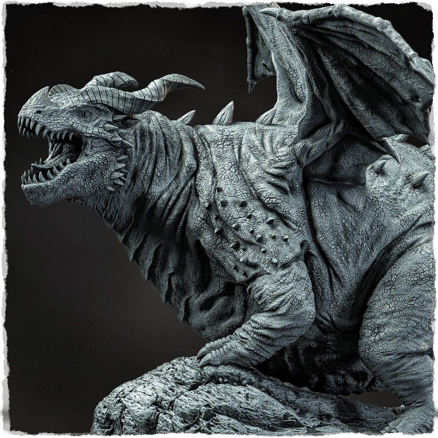 Evox Arts - Arcanterra #2 - Fat Dragon - DnD/TTRPG Figure/Miniature