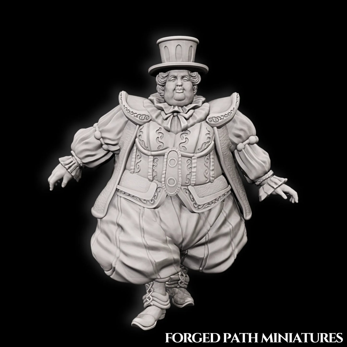 Forged Path - Willowbrook Circus - Fat Lady - DnD/Pathfinder/TTRPG Figure