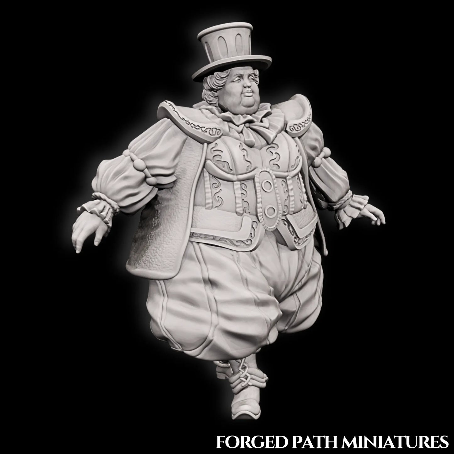 Forged Path - Willowbrook Circus - Fat Lady - DnD/Pathfinder/TTRPG Figure