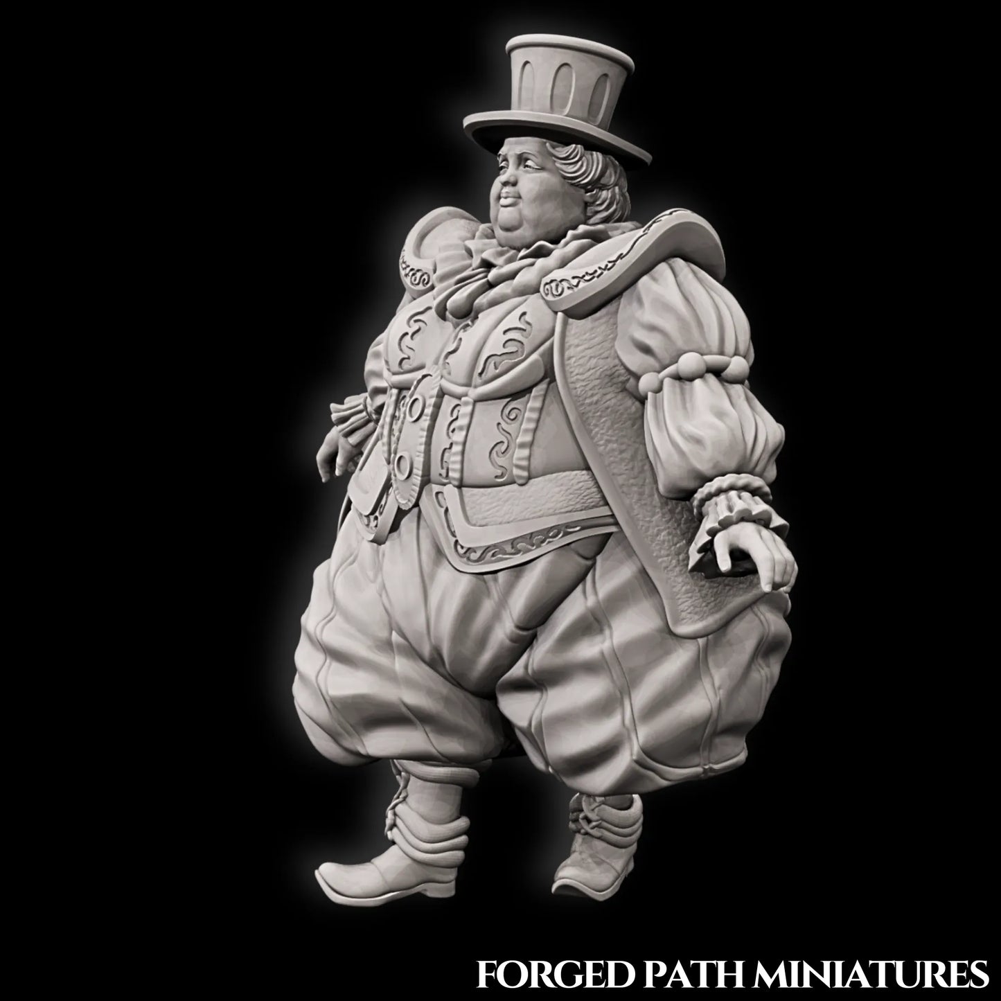 Forged Path - Willowbrook Circus - Fat Lady - DnD/Pathfinder/TTRPG Figure