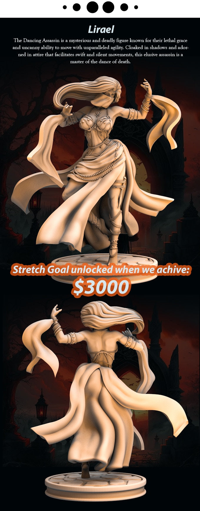 Ravi - Fantasy Girls #4 - Lirael - 75mm Pin Up/Figure/Model/Diorama