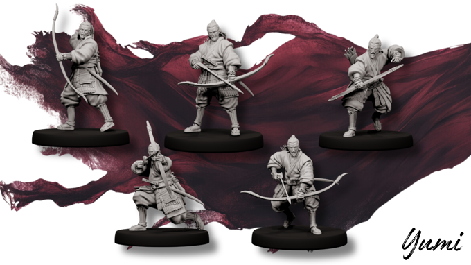 Forged Path - Tokugawa Bushido - Yumi - DnD/Pathfinder/TTRPG Figure