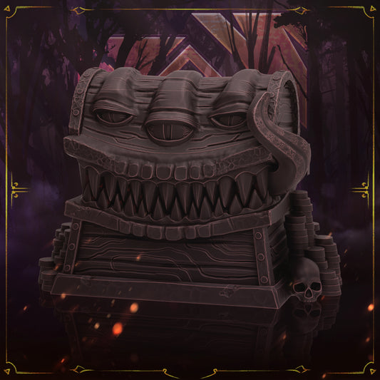 Mythic Roll - Dice Box/Case - Mimic - DnD/TTRPG/Roleplaying/Wargames