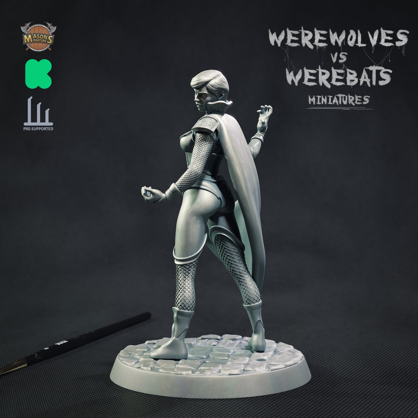 Masons Miniatures - Vampire #6 - DnD/TTRPG Figure/Miniature