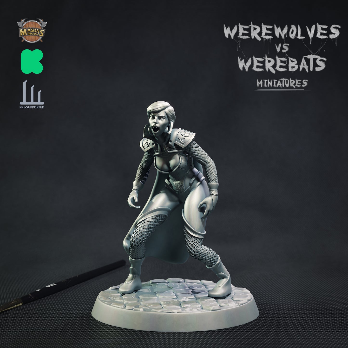Masons Miniatures - Vampire #5 - DnD/TTRPG Figure/Miniature