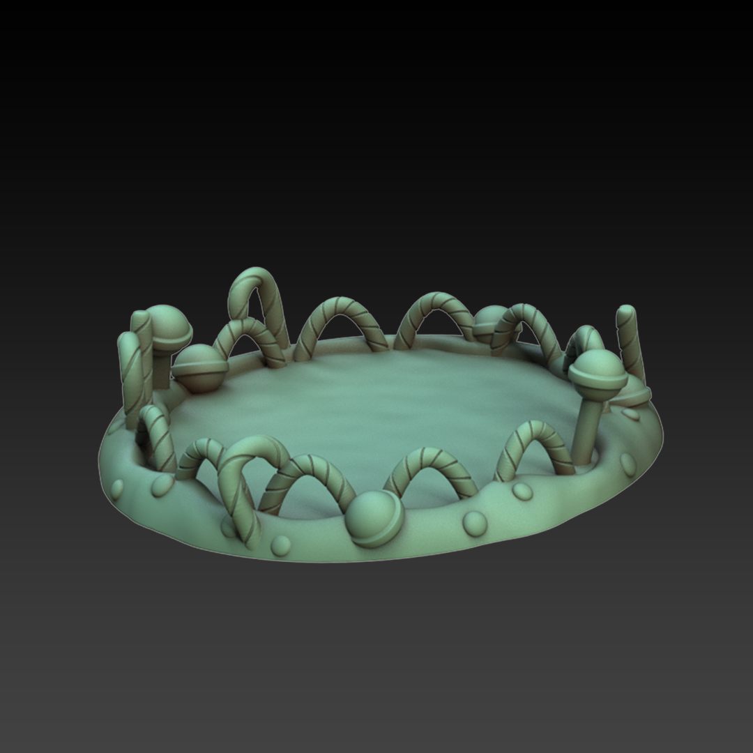 Fantasy3DTabletop - Gingerbread Dice Tray - DnD/TTRPG/Roleplaying/Wargames