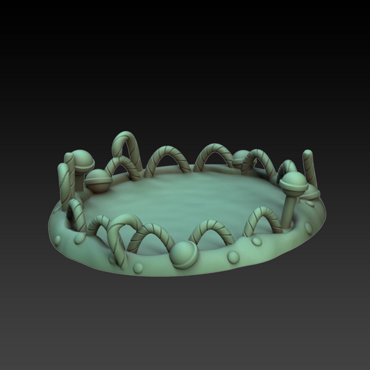 Fantasy3DTabletop - Gingerbread Dice Tray - DnD/TTRPG/Roleplaying/Wargames