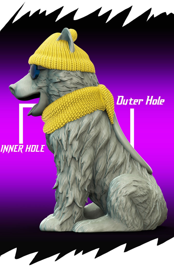 Slope3D - Dog Dice Tower - DnD/TTRPG/Roleplaying/Wargames