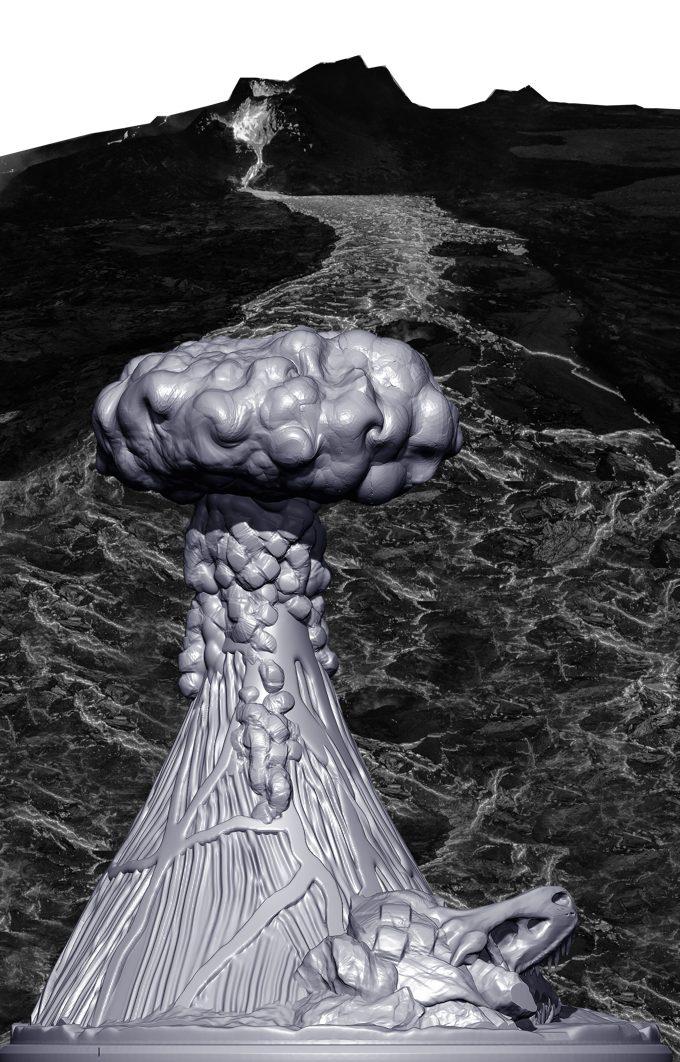 Slope3D - Dino's Bad Day Dice Tower - DnD/TTRPG/Roleplaying/Wargames