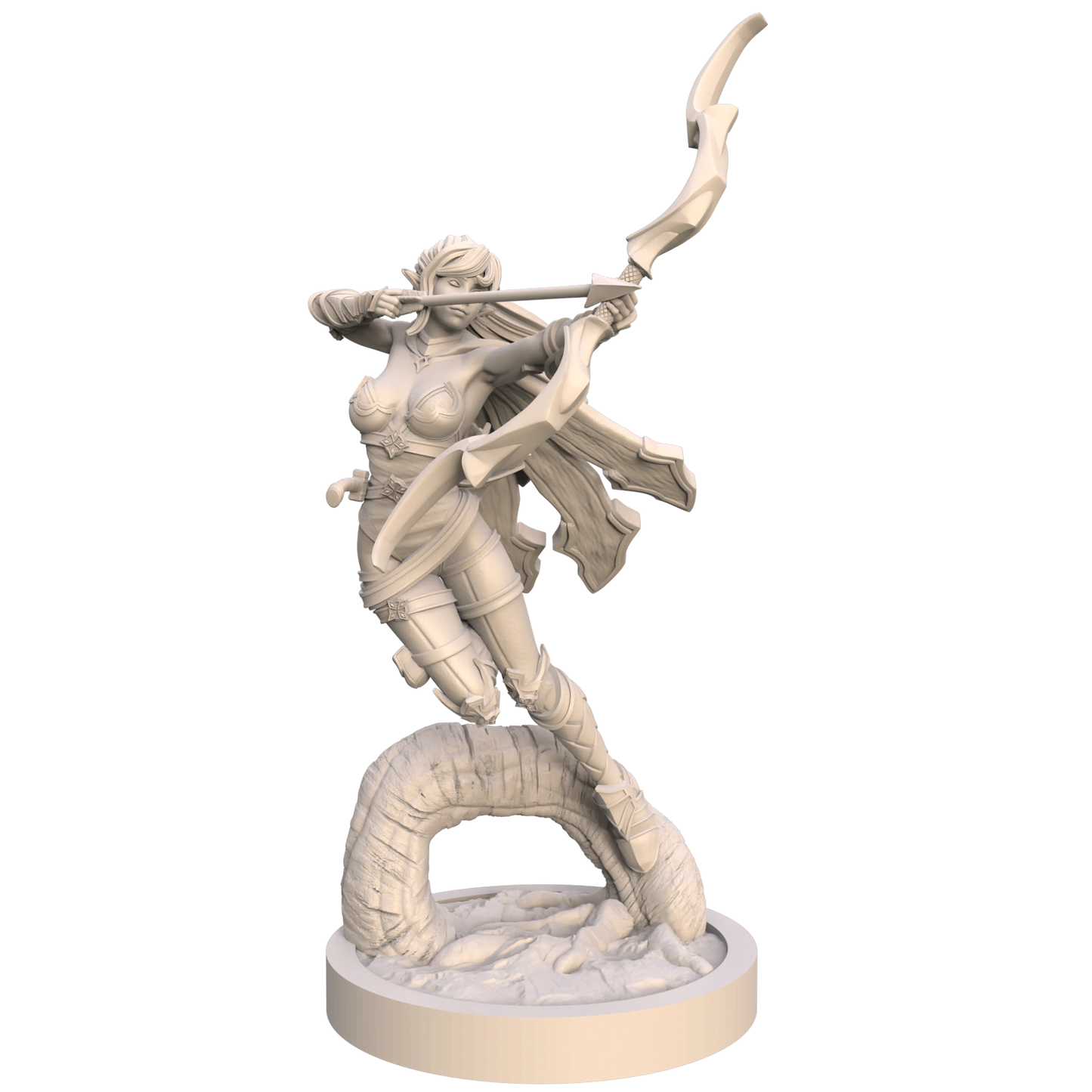 Ravi - Fantasy Girls #3 - Azura the Archer - 75mm Pin Up/Figure/Model/Diorama