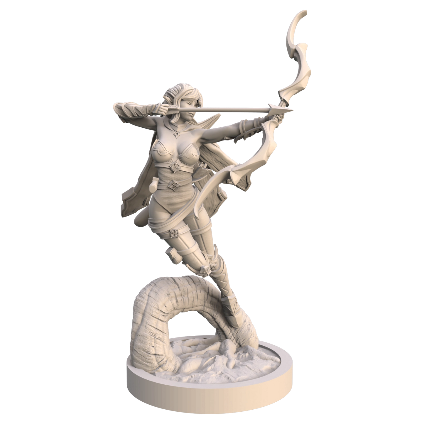 Ravi - Fantasy Girls #3 - Azura the Archer - 75mm Pin Up/Figure/Model/Diorama