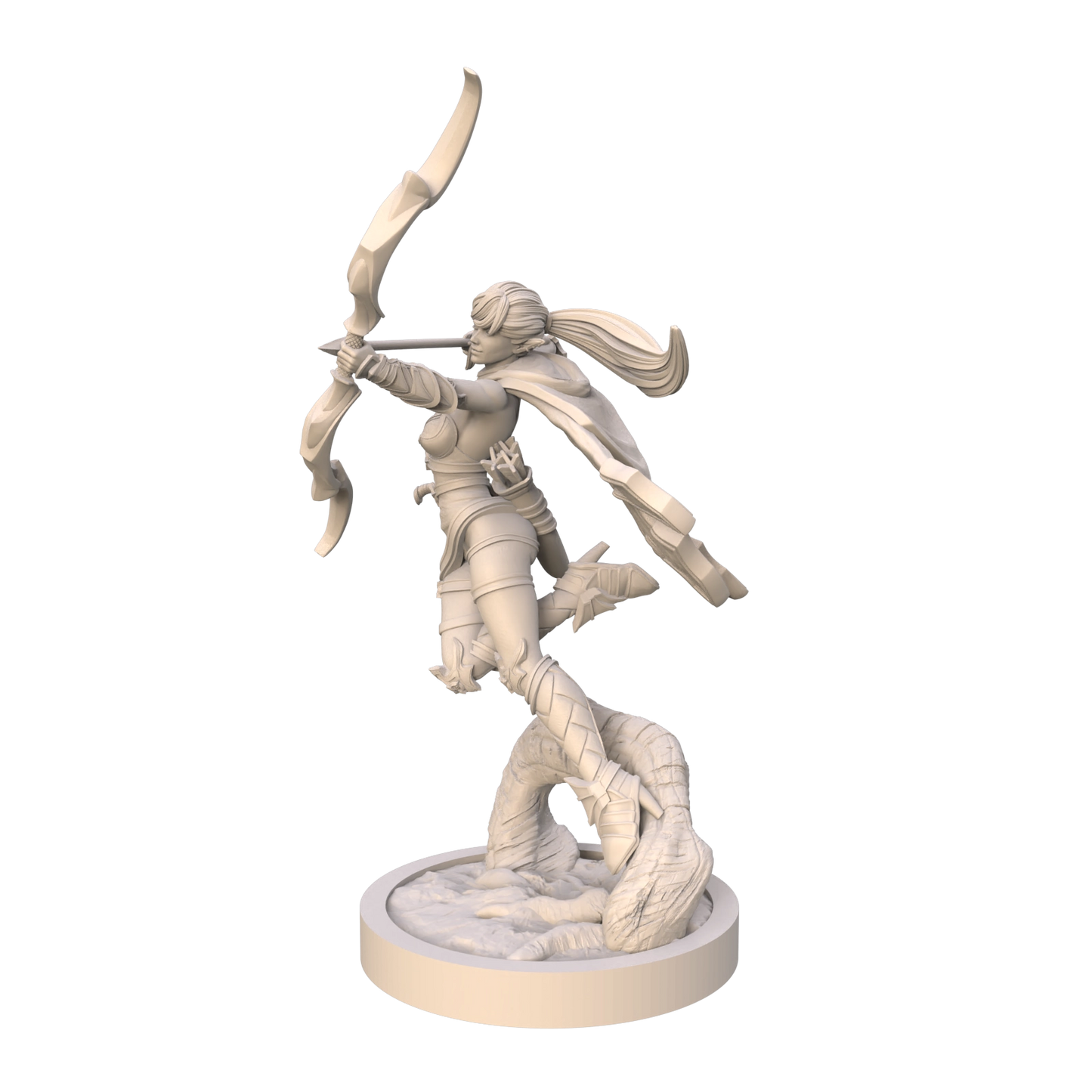 Ravi - Fantasy Girls #3 - Azura the Archer - 75mm Pin Up/Figure/Model/Diorama