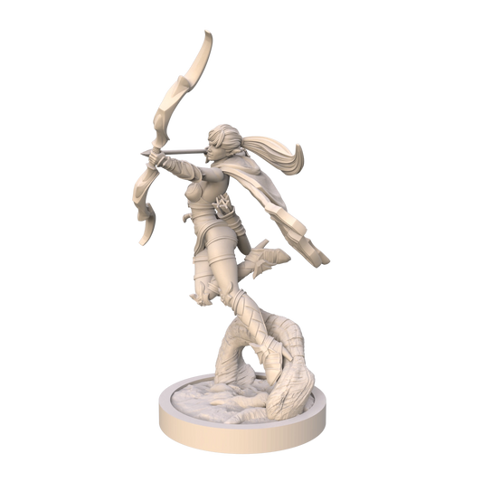 Ravi - Fantasy Girls #3 - Azura the Archer - 75mm Pin Up/Figure/Model/Diorama