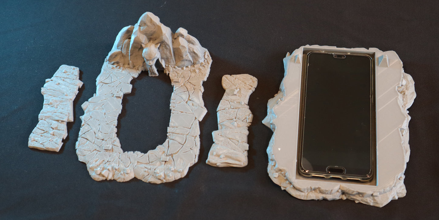 Calling Portals - Cave of the Firecat - Animated TTRPG/DnD/Pathfinder Terrain