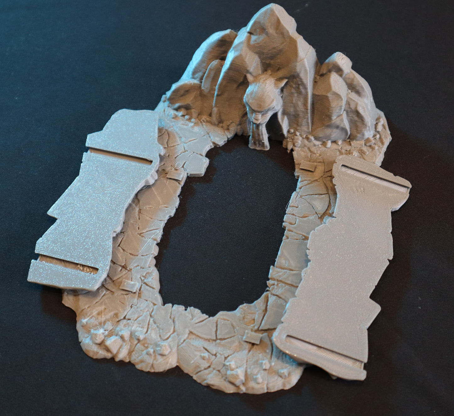 Calling Portals - Cave of the Firecat - Animated TTRPG/DnD/Pathfinder Terrain