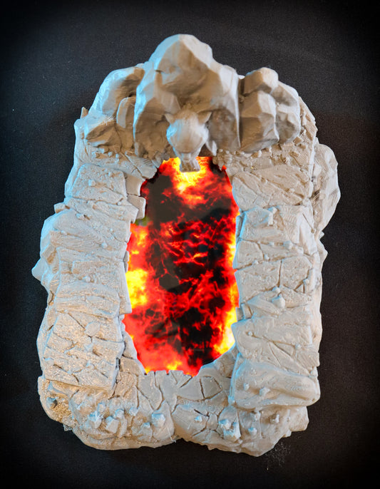 Calling Portals - Cave of the Firecat - Animated TTRPG/DnD/Pathfinder Terrain