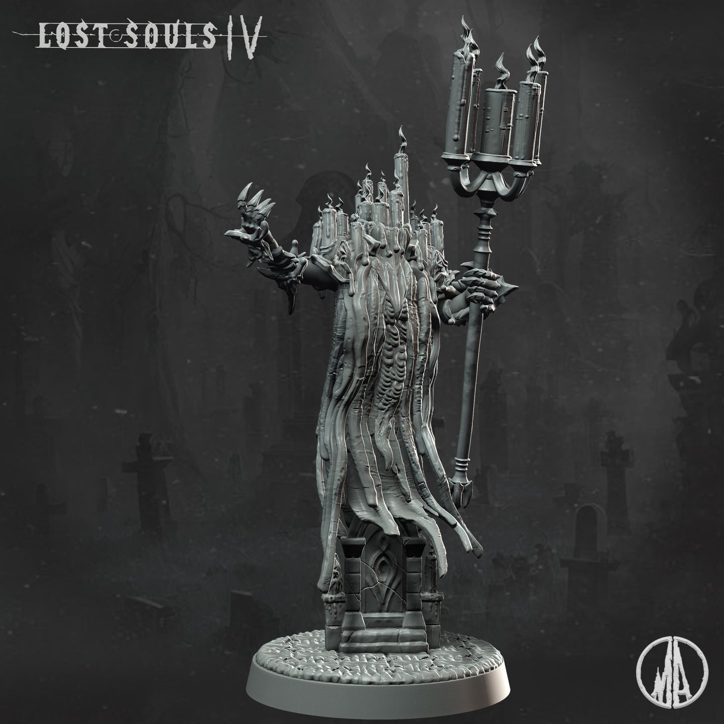 Monolith Arts - Lost Souls IV - Flickering Flame #2 - DnD/TTRPG Figure/Miniature