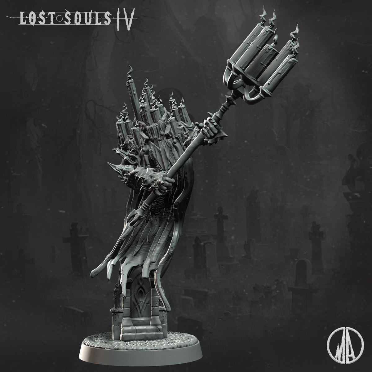 Monolith Arts - Lost Souls IV - Flickering Flame #4 - DnD/TTRPG Figure/Miniature