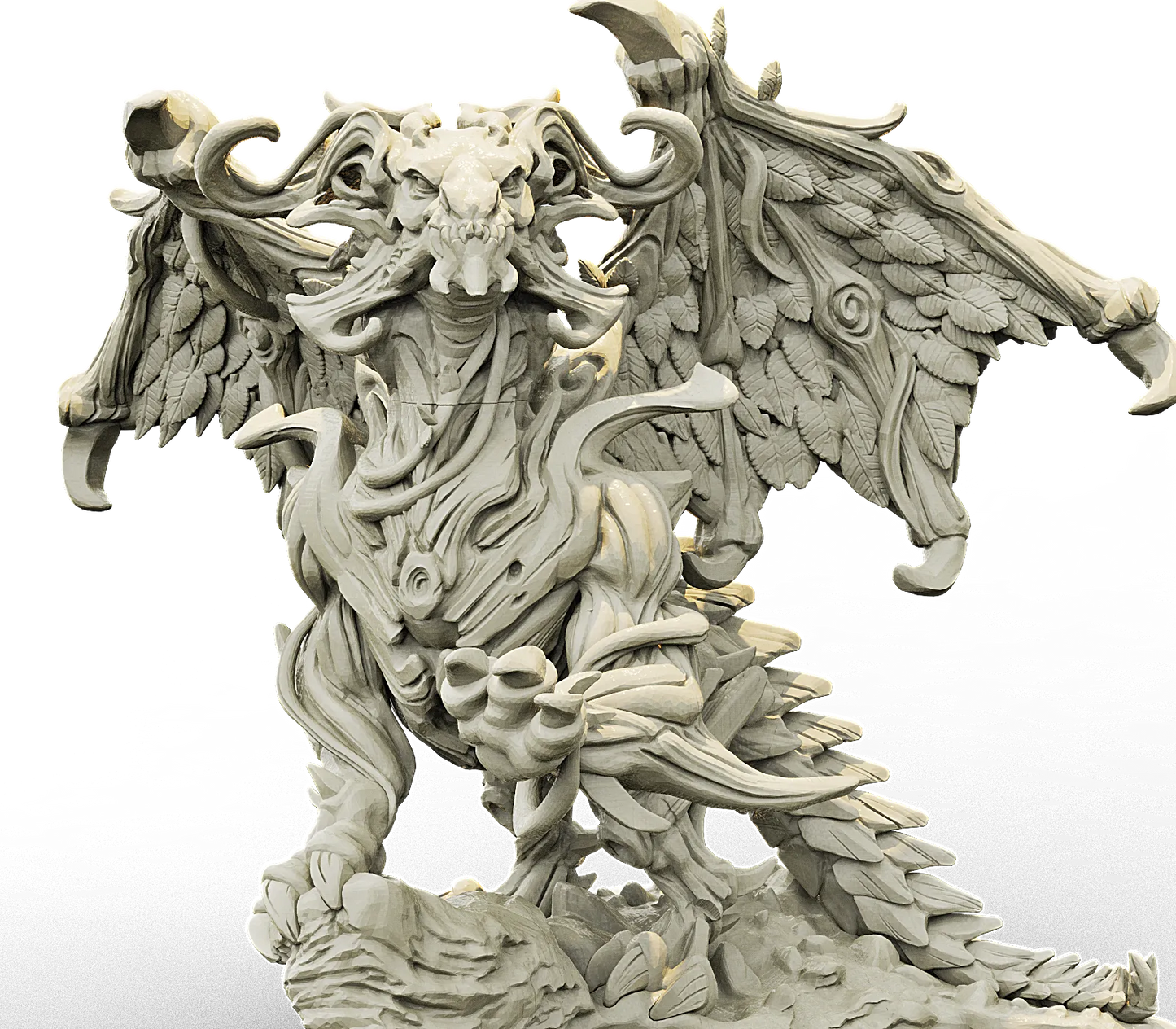 Brayan Nafarrate - Bestiary #4 - Forest Dragon - DnD/TTRPG Figure/Miniature