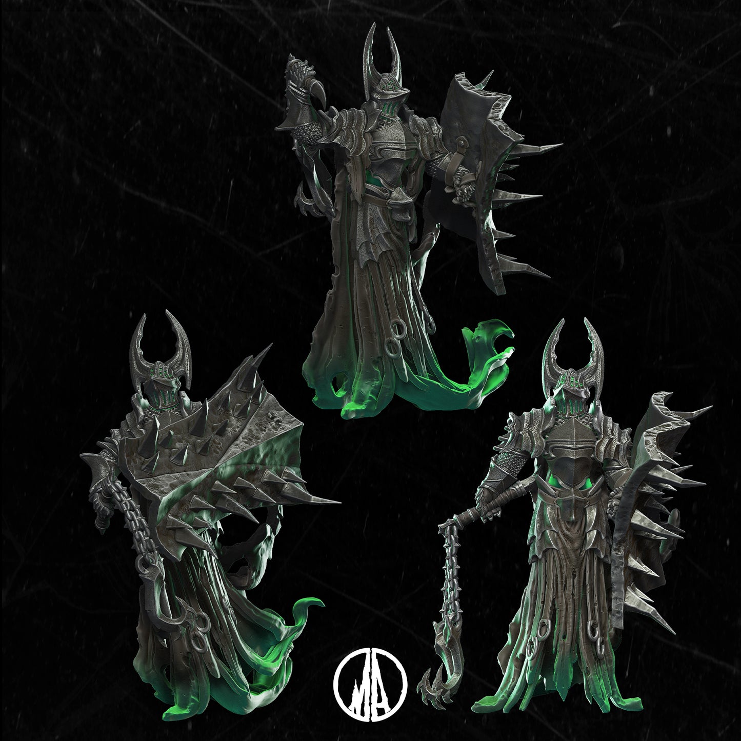 Monolith Arts - Lost Souls II - Forgotten Paladin - DnD/TTRPG Figure/Miniature