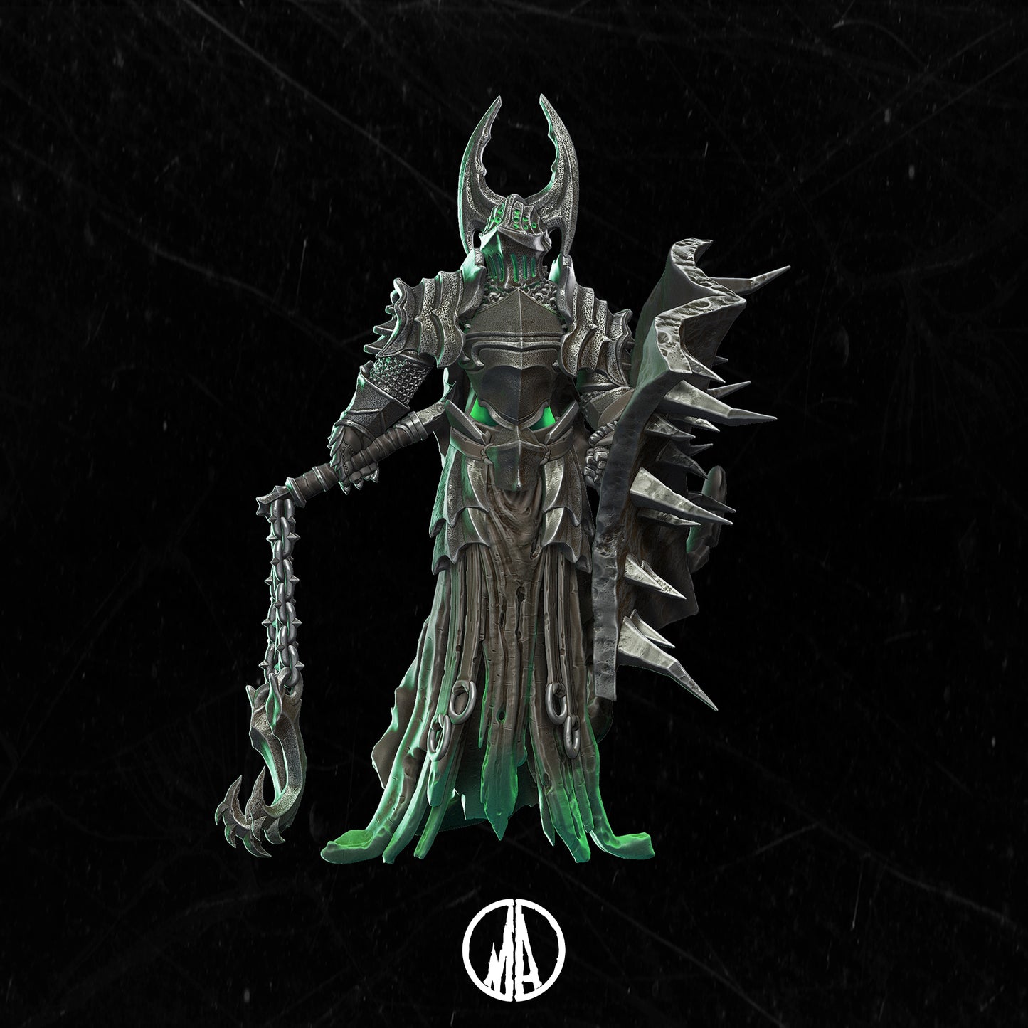 Monolith Arts - Lost Souls II - Forgotten Paladin - DnD/TTRPG Figure/Miniature