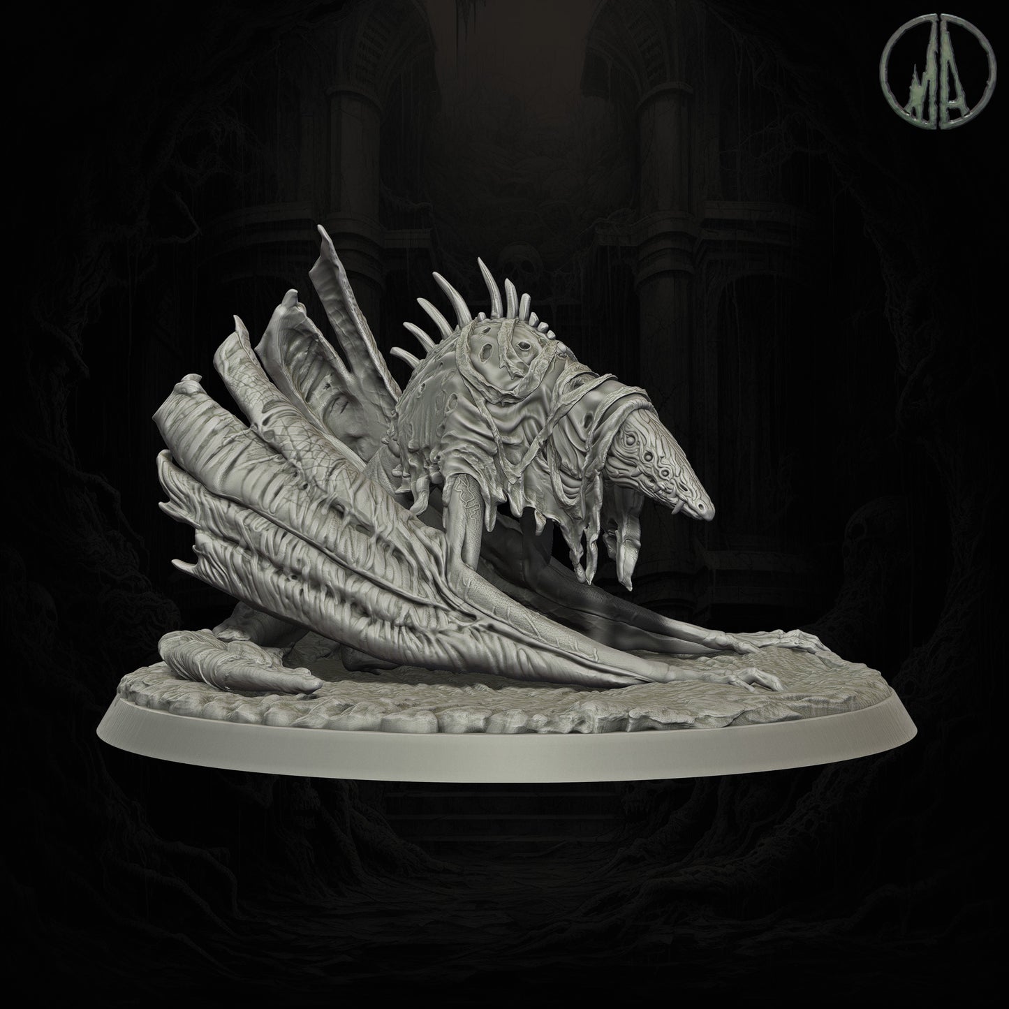 Monolith Arts - Echoes of the Void - Forsaken Dragon #1 - DnD/TTRPG Figure/Miniature