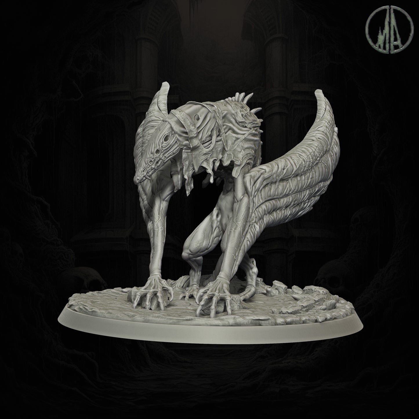 Monolith Arts - Echoes of the Void - Forsaken Dragon #2 - DnD/TTRPG Figure/Miniature