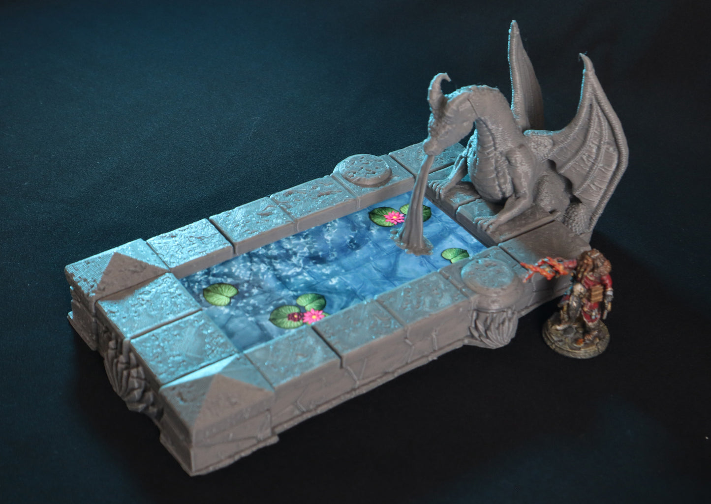 Calling Portals - Dragon's Pond - Animated TTRPG/DnD/Pathfinder Terrain