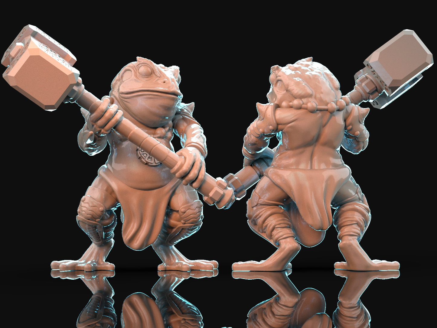 Brayan Nafarrate - Bestiary #1 - Frogman #2 - DnD/TTRPG Figure/Miniature