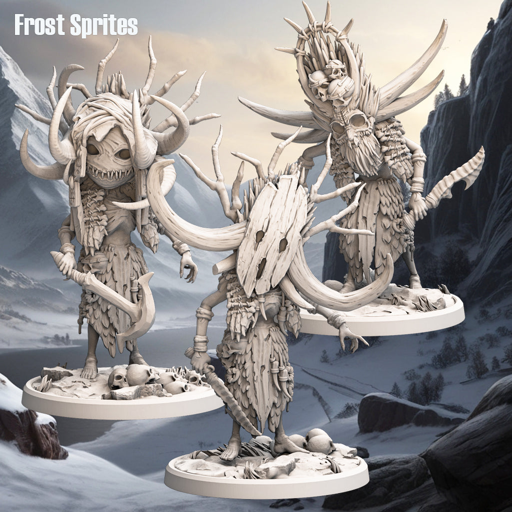 Monolith Arts - Arctic Tribes - Frost Sprite - DnD/TTRPG Figure/Miniature