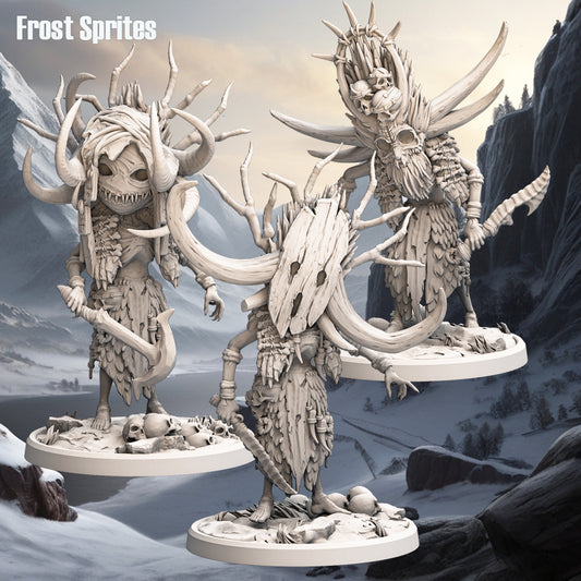 Monolith Arts - Arctic Tribes - Frost Sprite - DnD/TTRPG Figure/Miniature