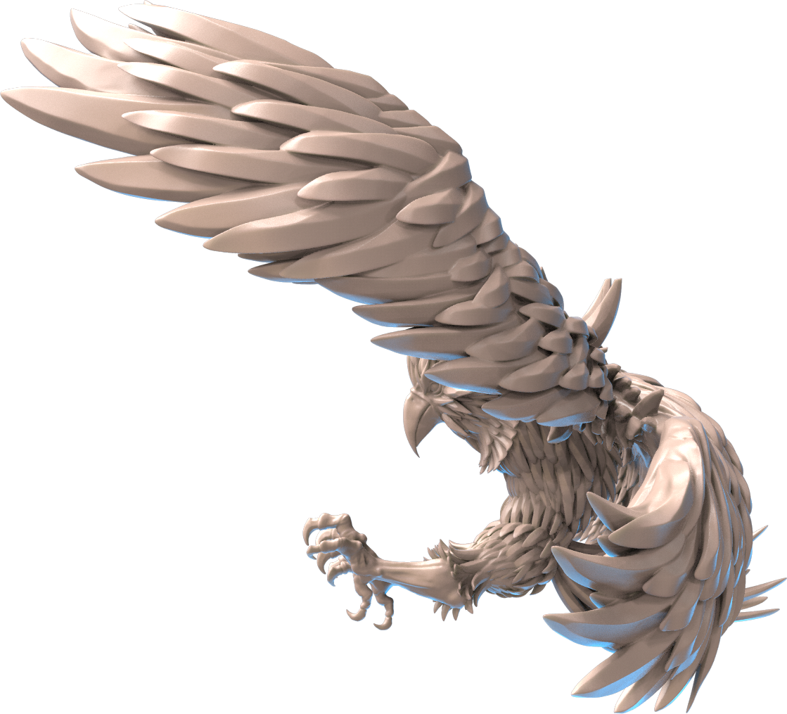 Sync Ratio - Shiverclaws - Frost Phoenix - DnD/TTRPG Figure/Miniature