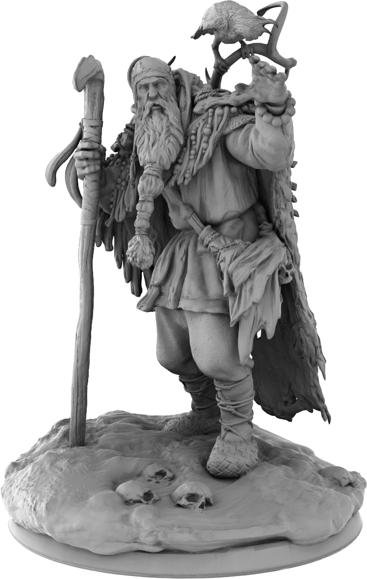 Z Kino - Volhv the Druid - 90mm Pin Up/Figure/Model/Diorama
