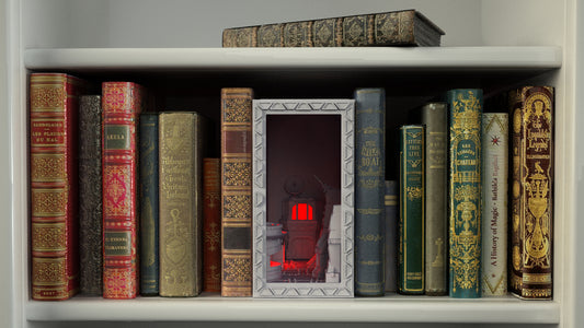 Crosslances - Book Nook/Shelf Insert - Sci-Fi #1