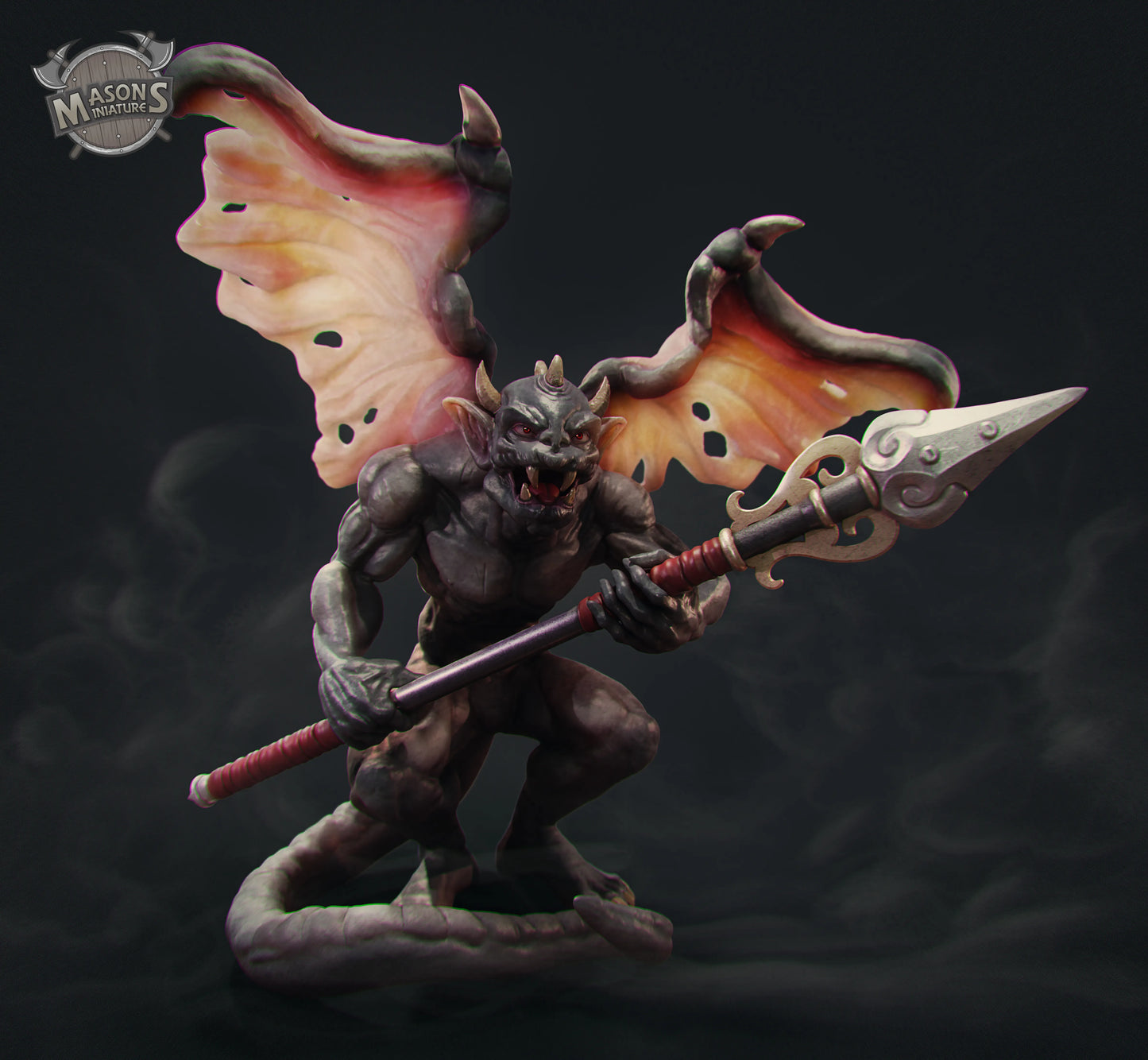 Masons Miniatures - Abyss Dwellers - Gargoyle - DnD/TTRPG Figure/Miniature