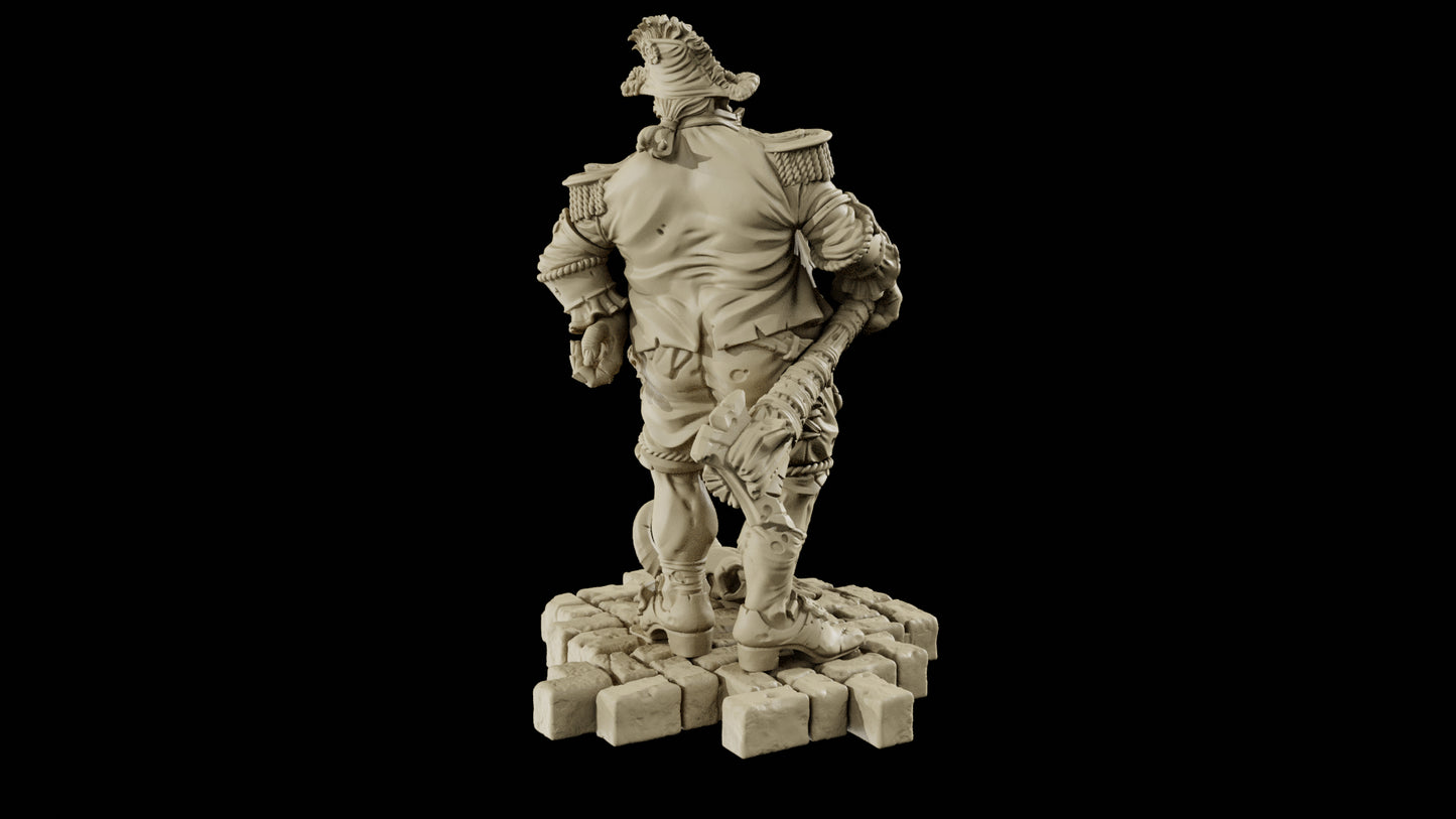 Bemazz Miniatures - Unstoppable Horde - Ogre Captain - DnD/TTRPG Figure/Miniature