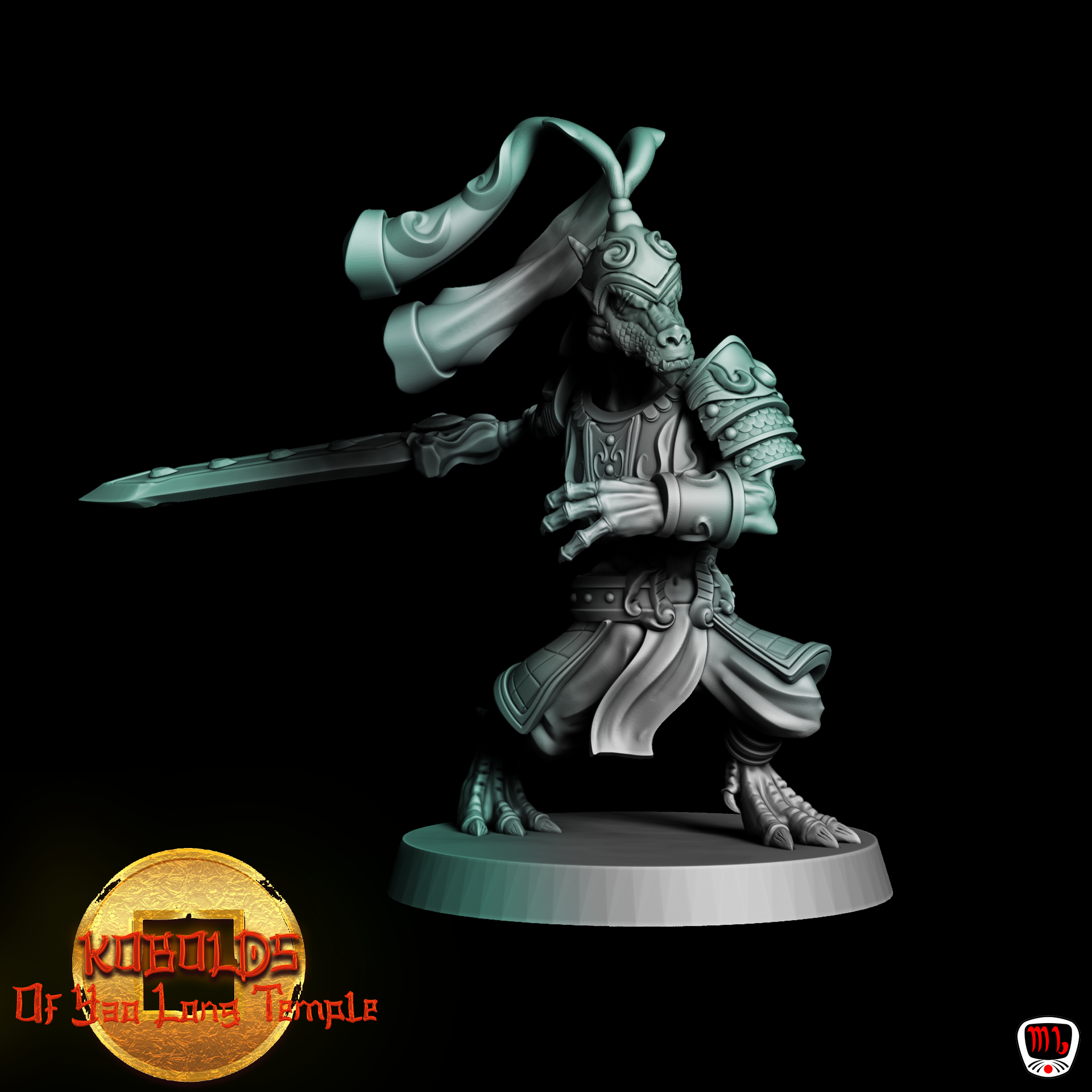 Mojibake - Kobolds Of Yao Long Temple - General - DnD/TTRPG Figure/Miniature - Helios3DPrinting