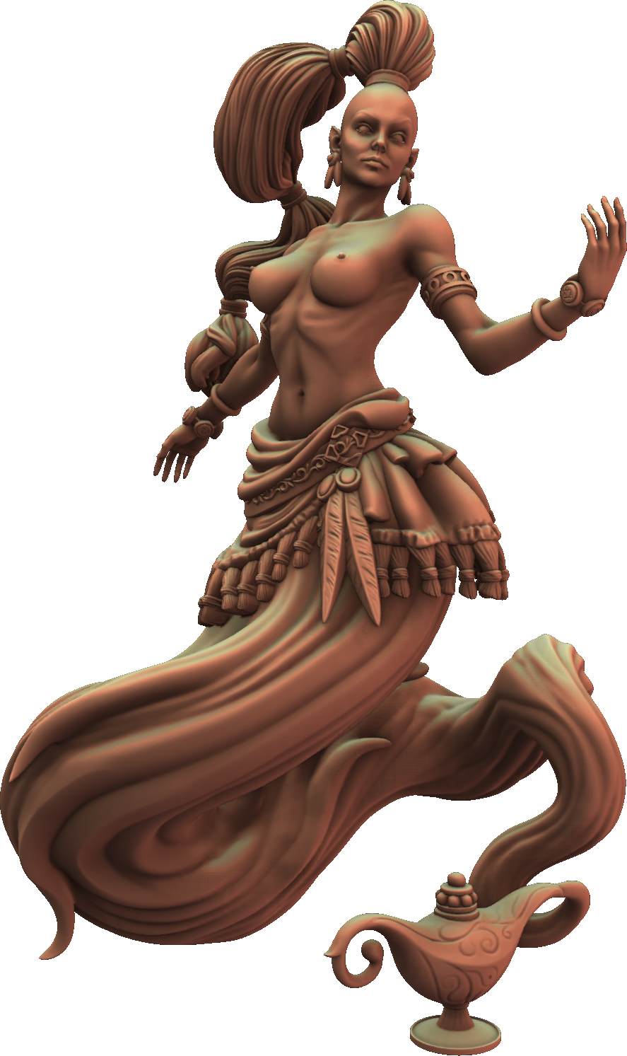 Jugglers Miniatures - Egyptians - Genie - 75mm Pin Up/Figure/Model/Diorama